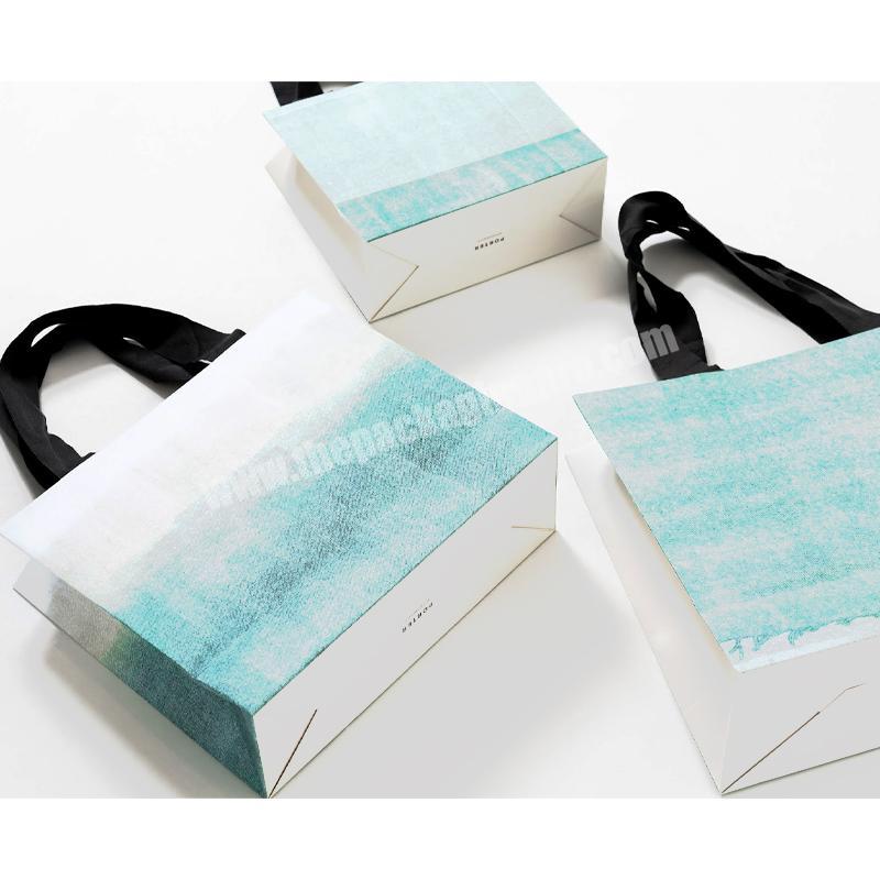 white card hard bags paper bags tote custom custom green paper bags wholesale