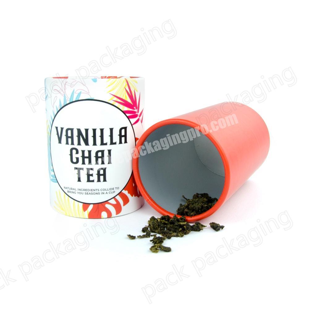 wholesale round kraft paper tube packaging biodegradable cardboard tea paper tube