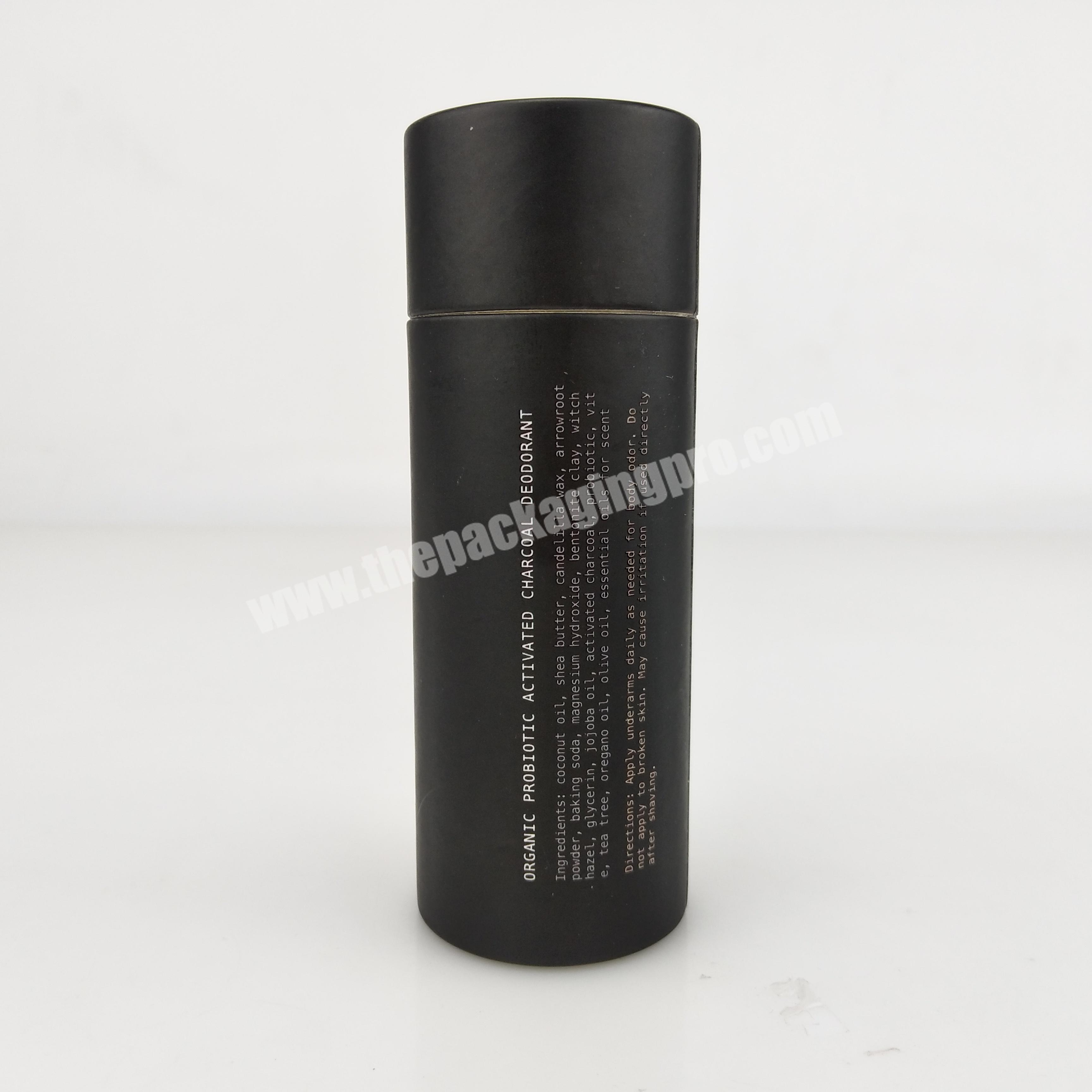 zero waste packaging custom deodorant containers push up paper tube factory