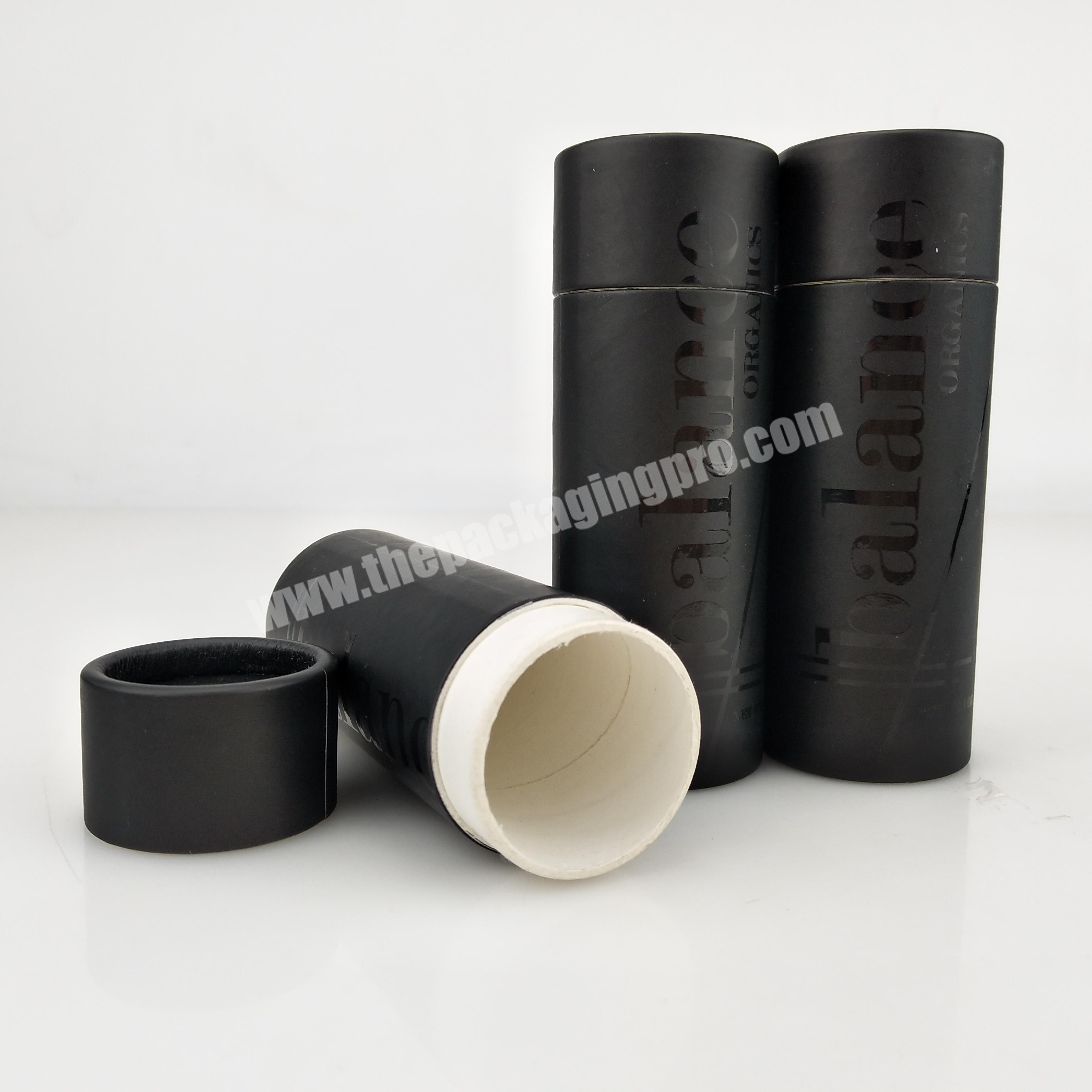 zero waste packaging custom deodorant containers push up paper tube