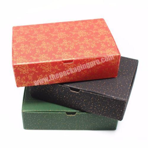 18x12x5cm Colorful Corrugated Kraft Paperbox for mailing Packaging Box printed mailing box