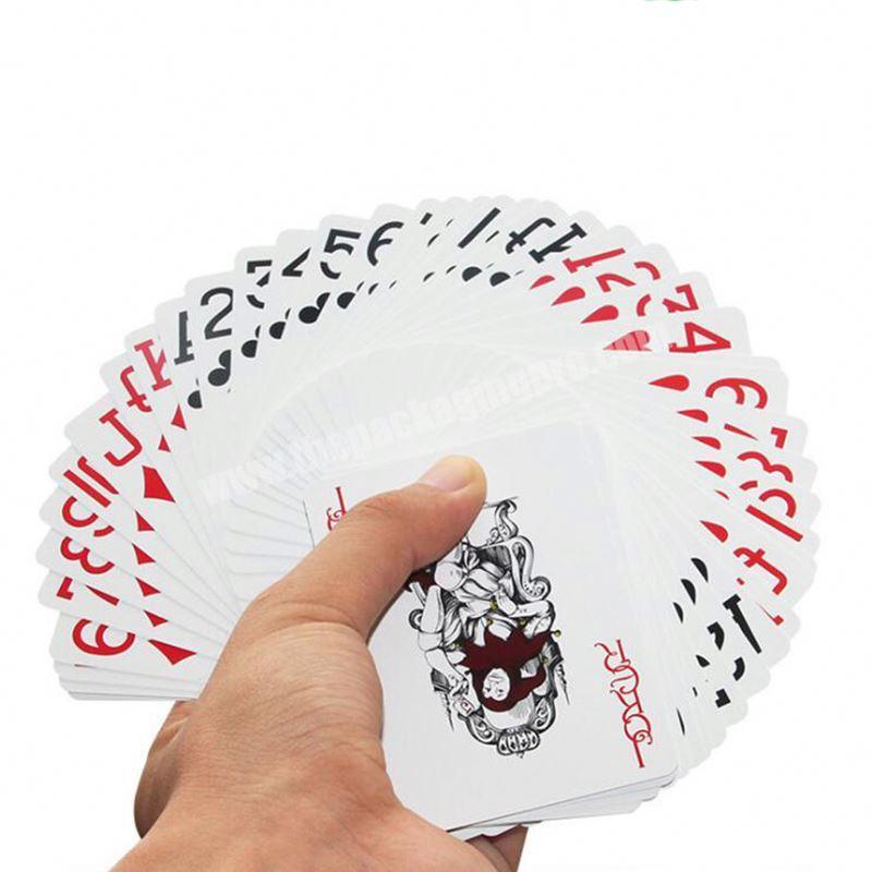 New products custom bulk paper playing card