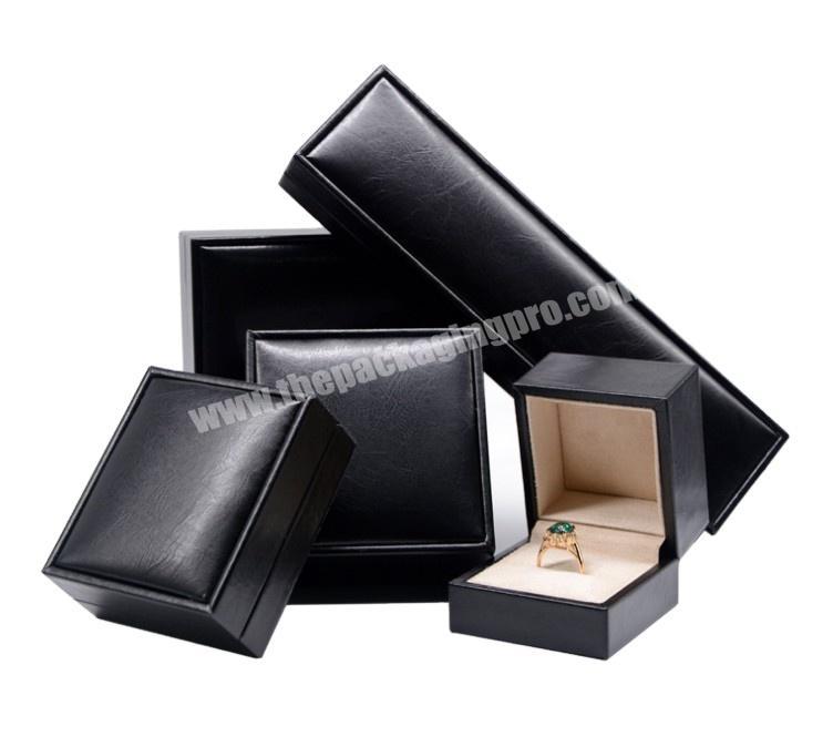 Fashion Necklace Jewellery Box Custom Luxury Leather Ring Packaging Gift Jewelry Box