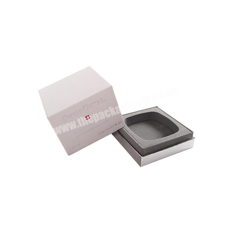 Beauty Product Perfume white Elegant Packaging Custom Design Art Paper Luxury Plain Rigid Gift Boxes