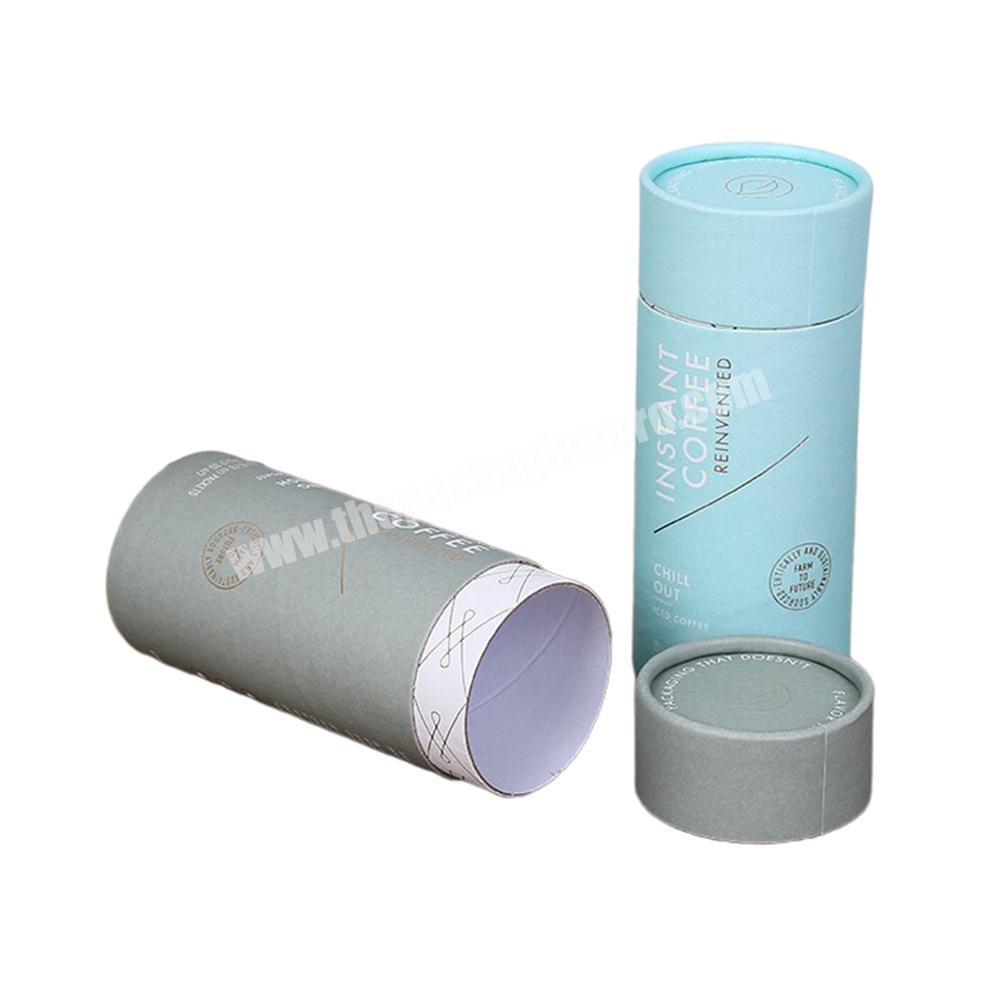 Best Selling Custom Made Round Shape Cardboard Paper Packaging Box Custom Cylinder Gift Tube Coffee Tea Boxes factory