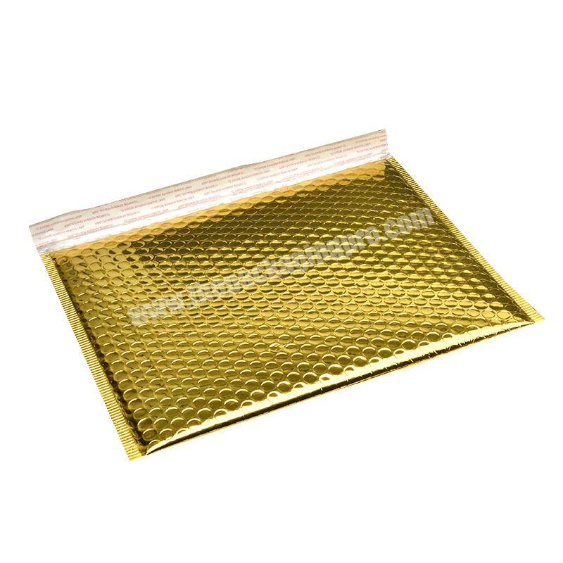 Biodegradable metallic gold express courier mailer packaging poly bag