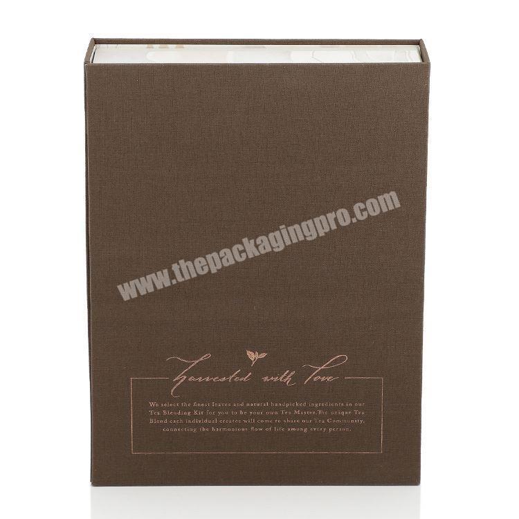 personalize Black Custom Rigid Cardboard Magnet Closure Jewelry Packaging Book Shaped Magnetic Flap Gift Box