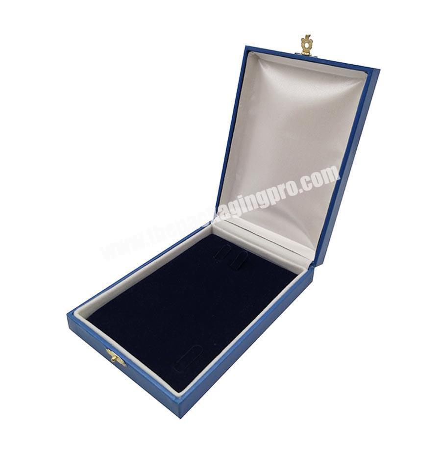 Blue Cardboard Packaging Gift Boxes Luxury Box Large Medal Boxes
