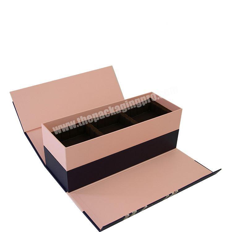 Box Packaging Manufacturer custom Luxury Rigid Paper Cardboard Premium Magnet Closure Double Door Gift Box