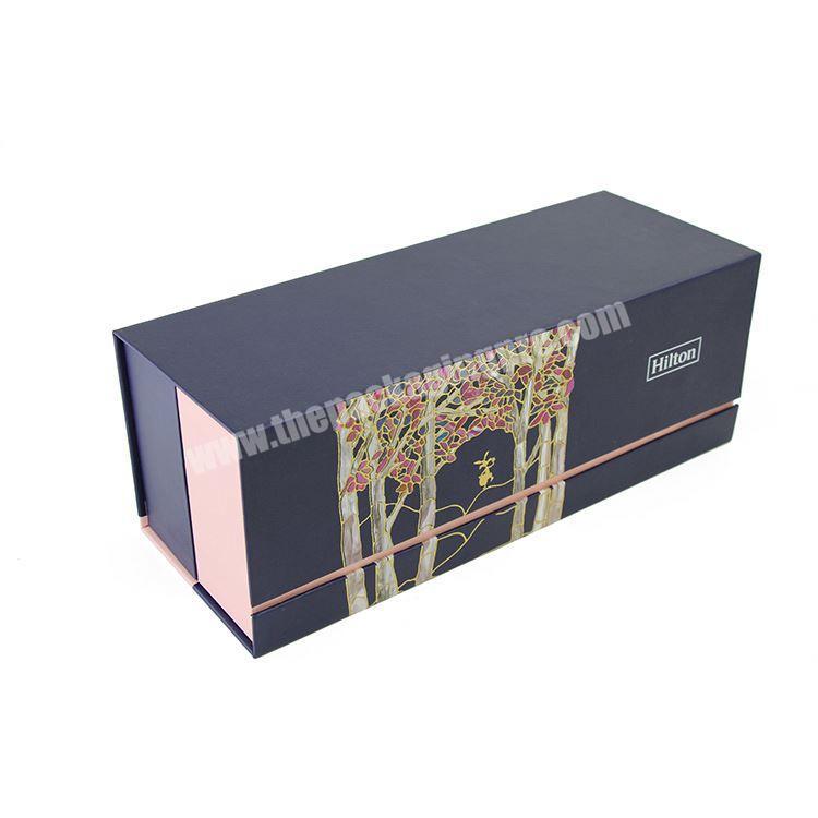Box Packaging Manufacturer custom Luxury Rigid Paper Cardboard Premium Magnet Closure hardcover paper box double door