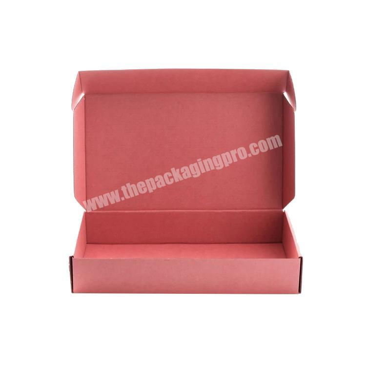 Brothersbox Custom Printed Cardboard Luxury Large Pink Shipping Box For Clothing