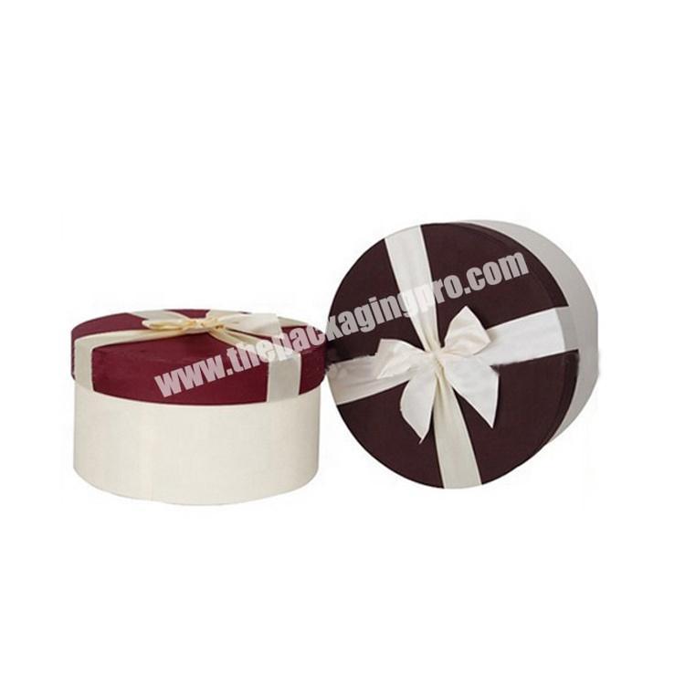 Cardboard Carton Gift 2 Piece Paper Round Tube Packaging Box