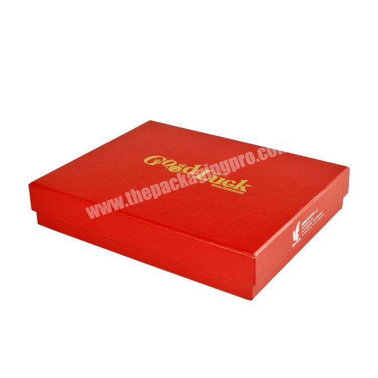 Cardboard custom made logo printing decorative delivery apparel craft paper packaging gift box