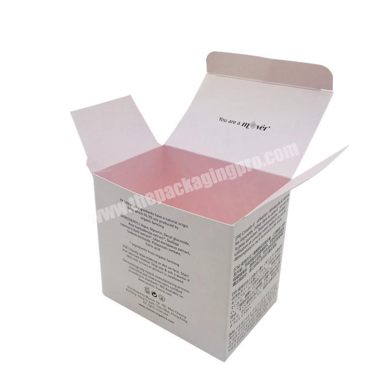 Cheap Recycled Square Color Printing Cardboard Paper Card Packaging Cosmetic Box