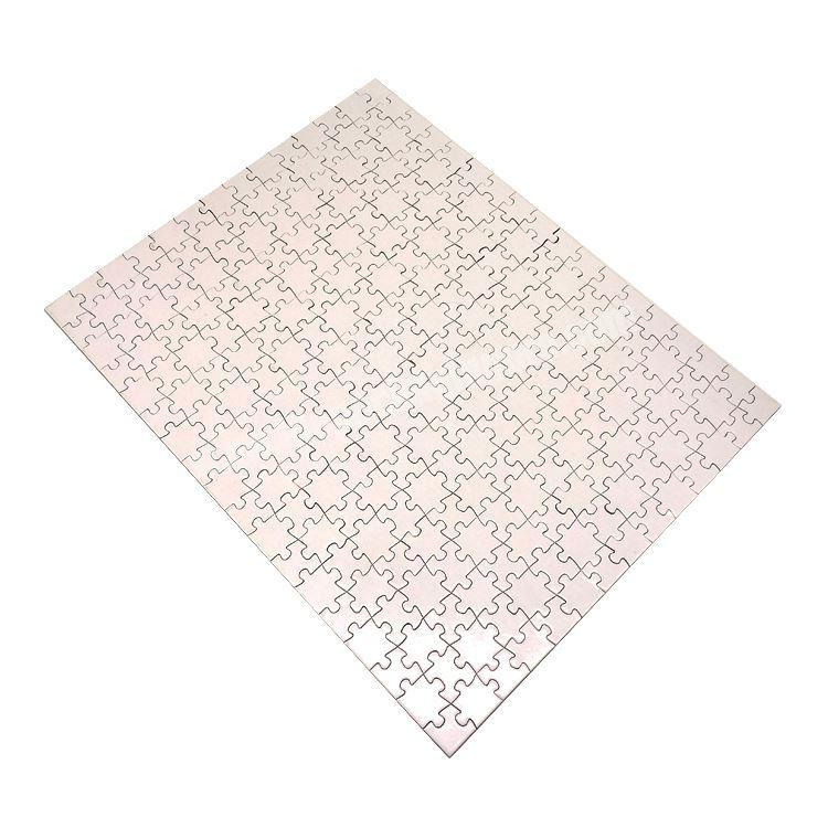 Cheap custom small puzzle toy white blank sublimation square paper jigsaw puzzle kids