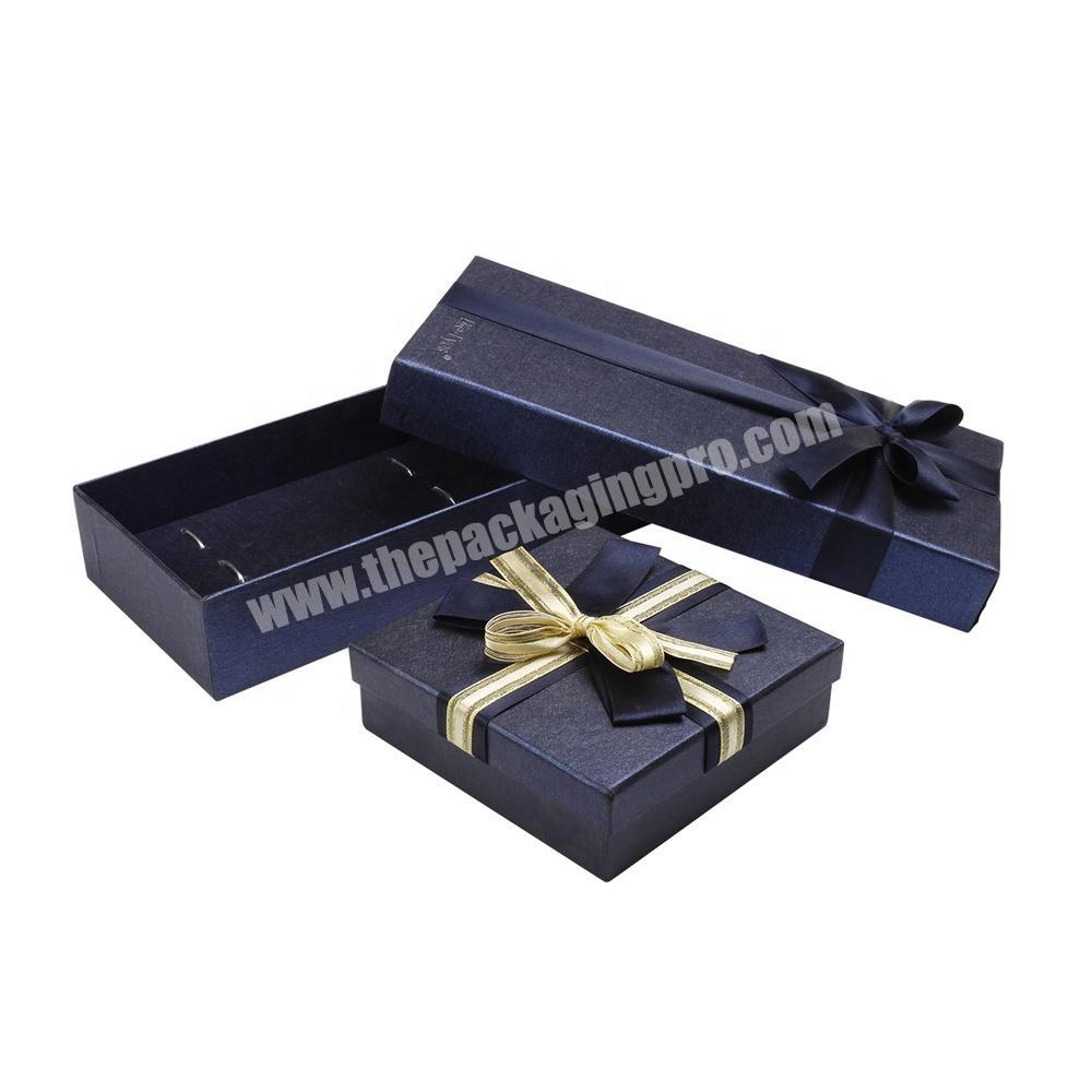 China Attractive Paper Bracelet Gold Custom Packaging Credit Card Earring Luxury Jewelry Gift Box