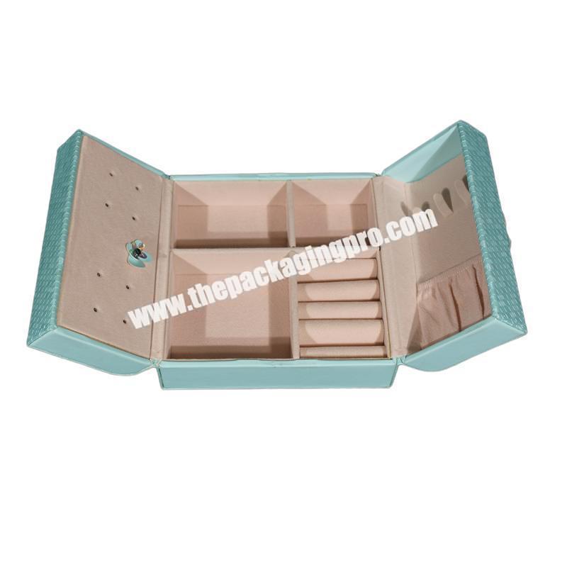 China High-end Custom Luxury Jewelry Watch Glasses Leather Storage Box Manufacturer Price Good