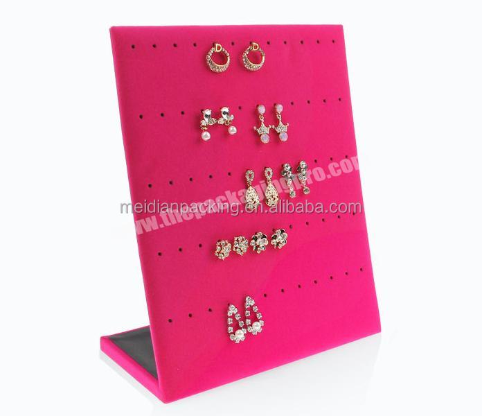 Colorful Velvet Necklace Jewelry Display Stand