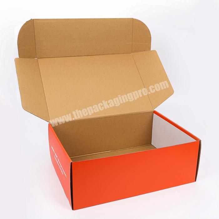Corrugated Cardboard Mobile Packing Box Large Small Folding Laptop Shipping Box Custom logo Mailing Box