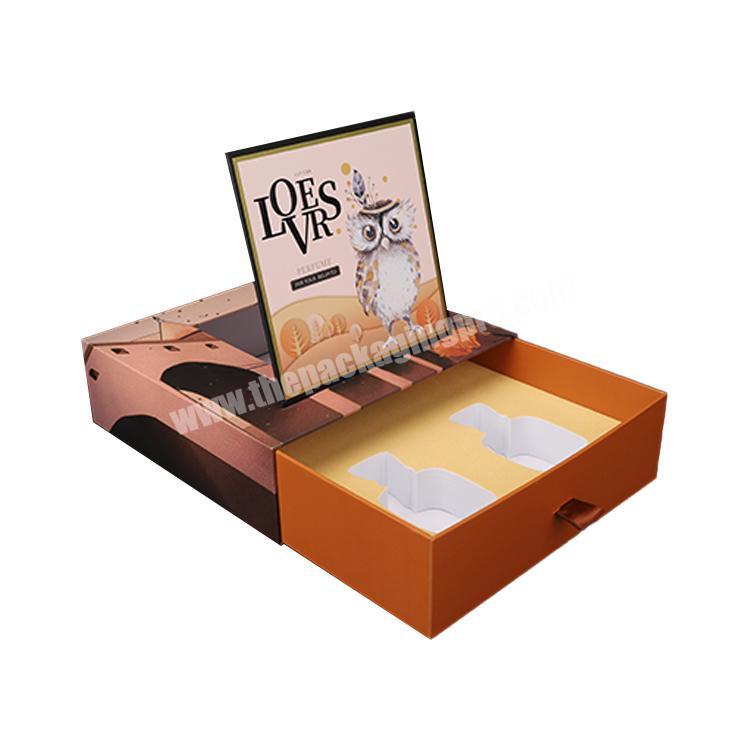 Cosmetic Custom Paper Box Packaging Design Free Sample Perfume Box Packaging And Printing Paper Box