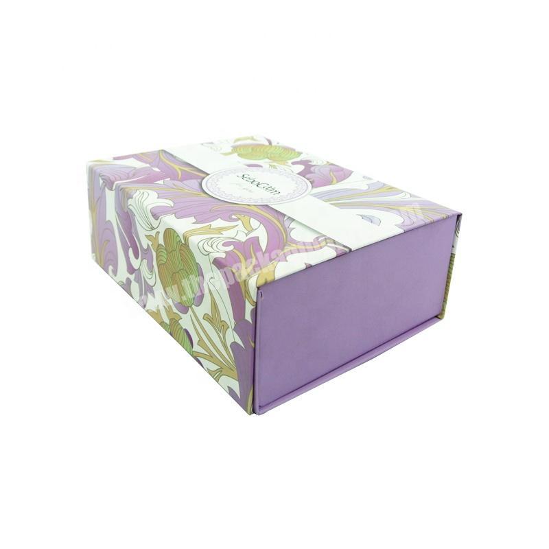 Craft magnetic paper bento cosmetic packaging display gift boxes for electronic products