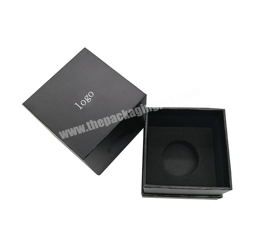 Custom Black Cardboard EVA Insert Perfume Box