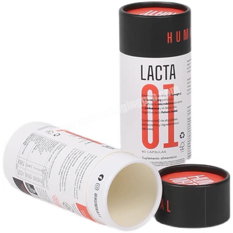 Custom Cardboard Kraft Paper Push Up Paper Lip Balm Stick Candle Perfume Tube Packing manufacturer