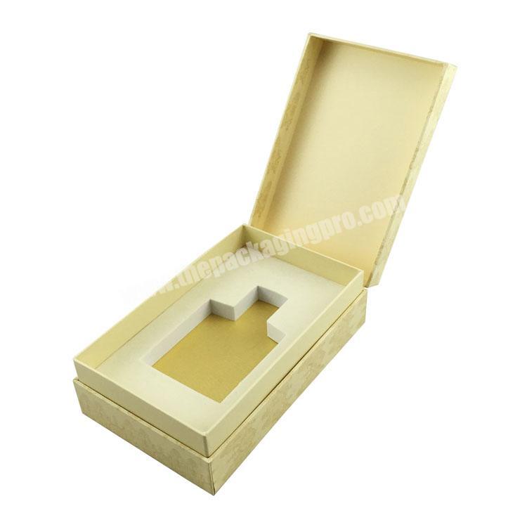 Custom Decorative Luxury Rigid Perfume Packaging Boxes With EVA Foam Insert
