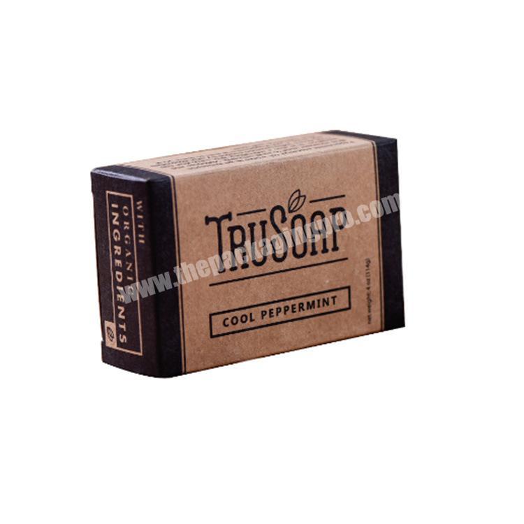 Custom Design Caja Para Jabon Kraft Paper Soap Packaging Box For Soap