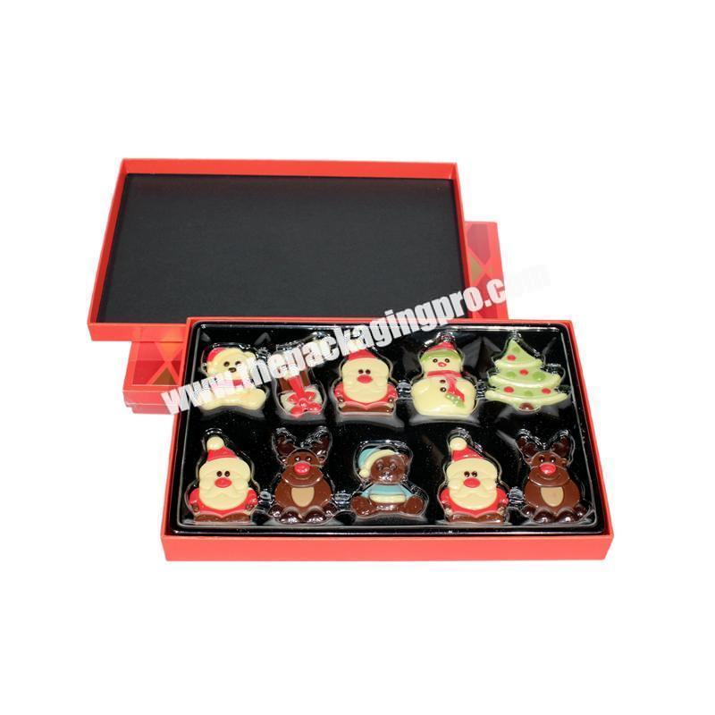 Wholesale Luxury Fancy Chocolate Candy Paper Board Packaging Gift Boxes Custom Design wholesaler