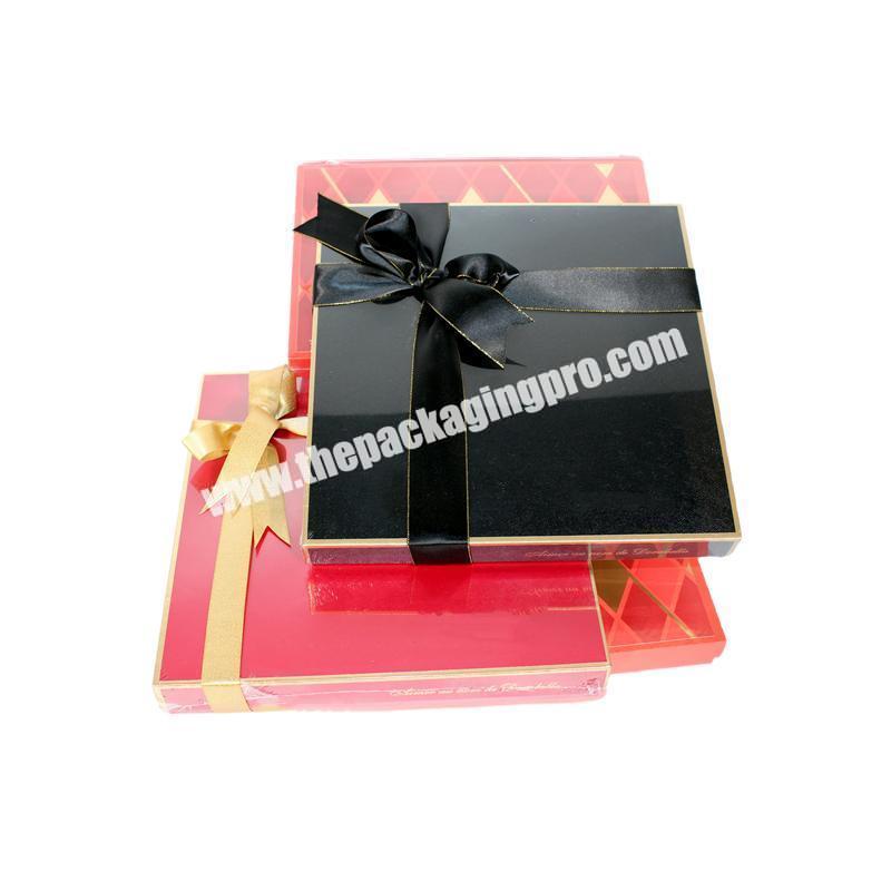 Hot Sale Chocolate Truffle Packaging Gift Paper Board Box with Divider