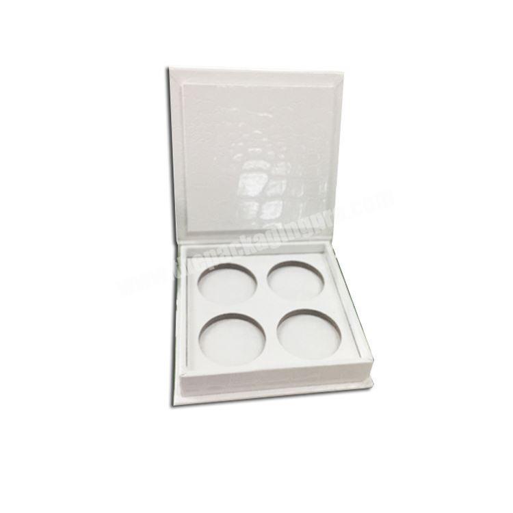 Custom Designs Cosmetic Box Texure Paper Magnetic Cardboard Packaging Empty Makeup Box Eyeshadow Palette Box