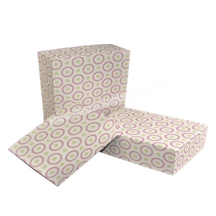 Custom Different Sizes Color Printing Little Cardboard White Socks Paper Packing Box
