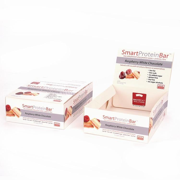 Custom Disposable Food Grade Cake Doughnut Chocolate Paperboard Box Folding Cupcake Doggy Takeaway Box