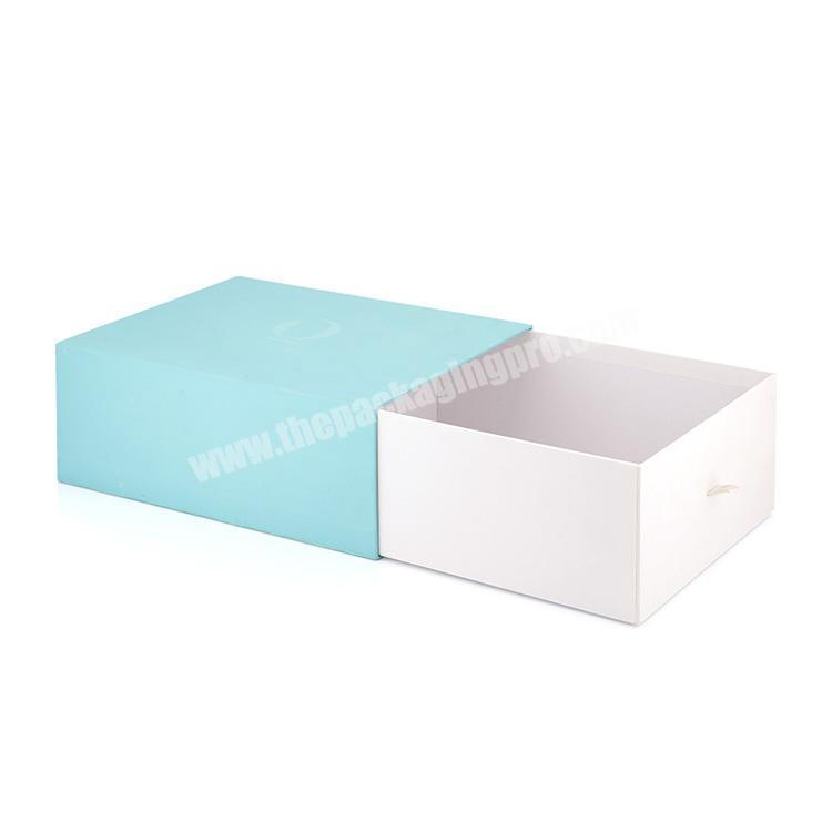 Custom Drawer Type Top Grade Paper Shoes Boxes With Logo Packaging