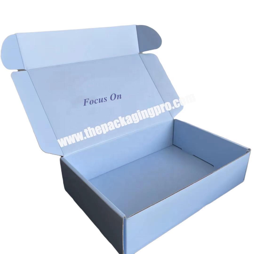 Customize White Costume Mailing Packaging Boxes Design Corrugated Box Supplier China