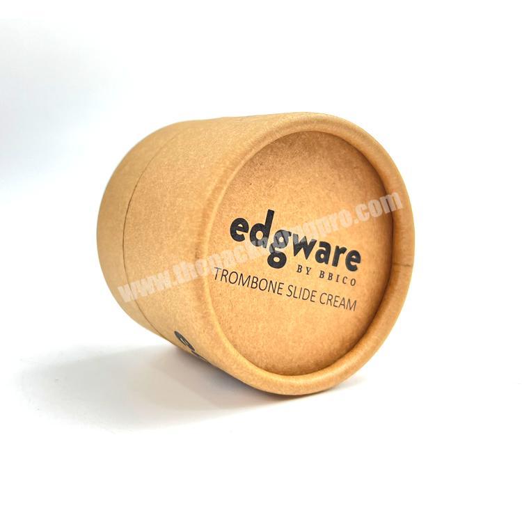 Custom Eco Friendly food grade Custom  Round Kraft Paper  tube packing  for deodorant and customization