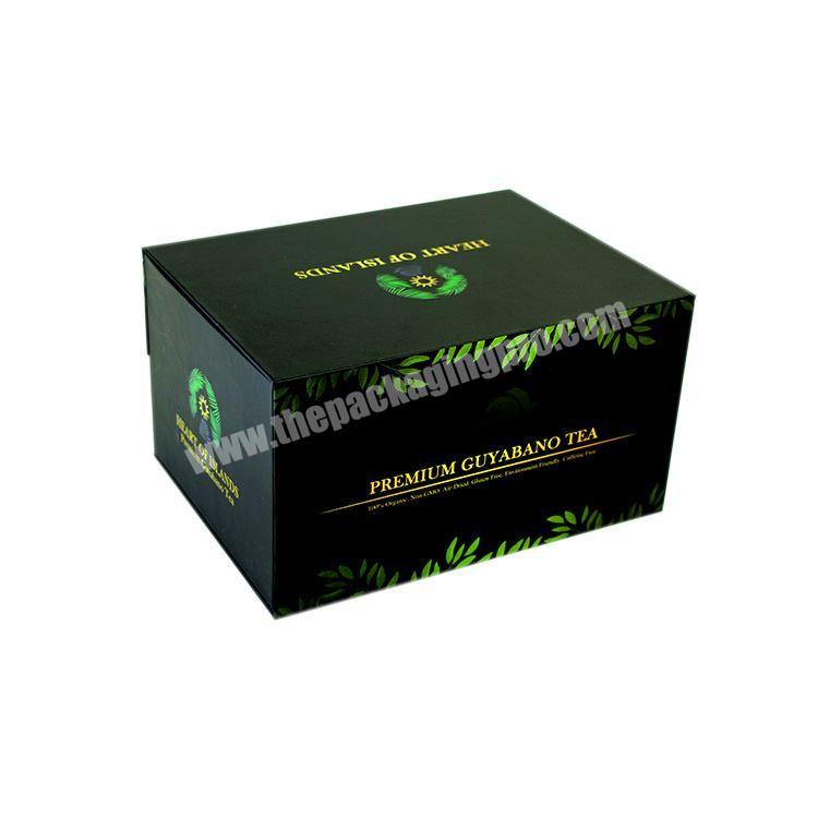 personalize Custom Elegant Design Luxury Black Rigid Paper Cardboard Hair Extension biodegradable custom design folding paper box
