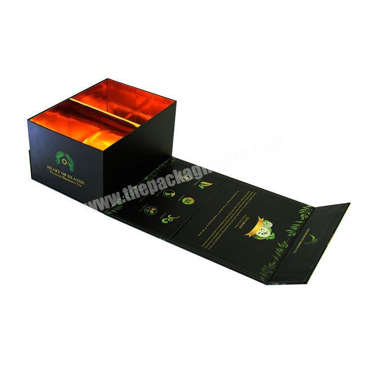 custom Custom Elegant Design Luxury Black Rigid Paper Cardboard Hair Extension biodegradable custom design folding paper box 