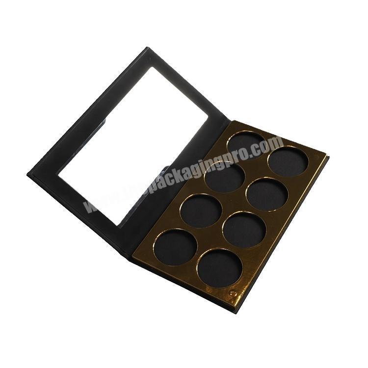 Custom Folding Cosmetic Paperboard Eyeshadow Plate Paper Boxes Custom