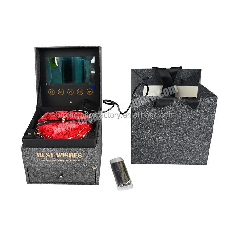 Custom Lcd Screen Geschenkbox Mit Video Presentation Box Lcd Gift Box Video