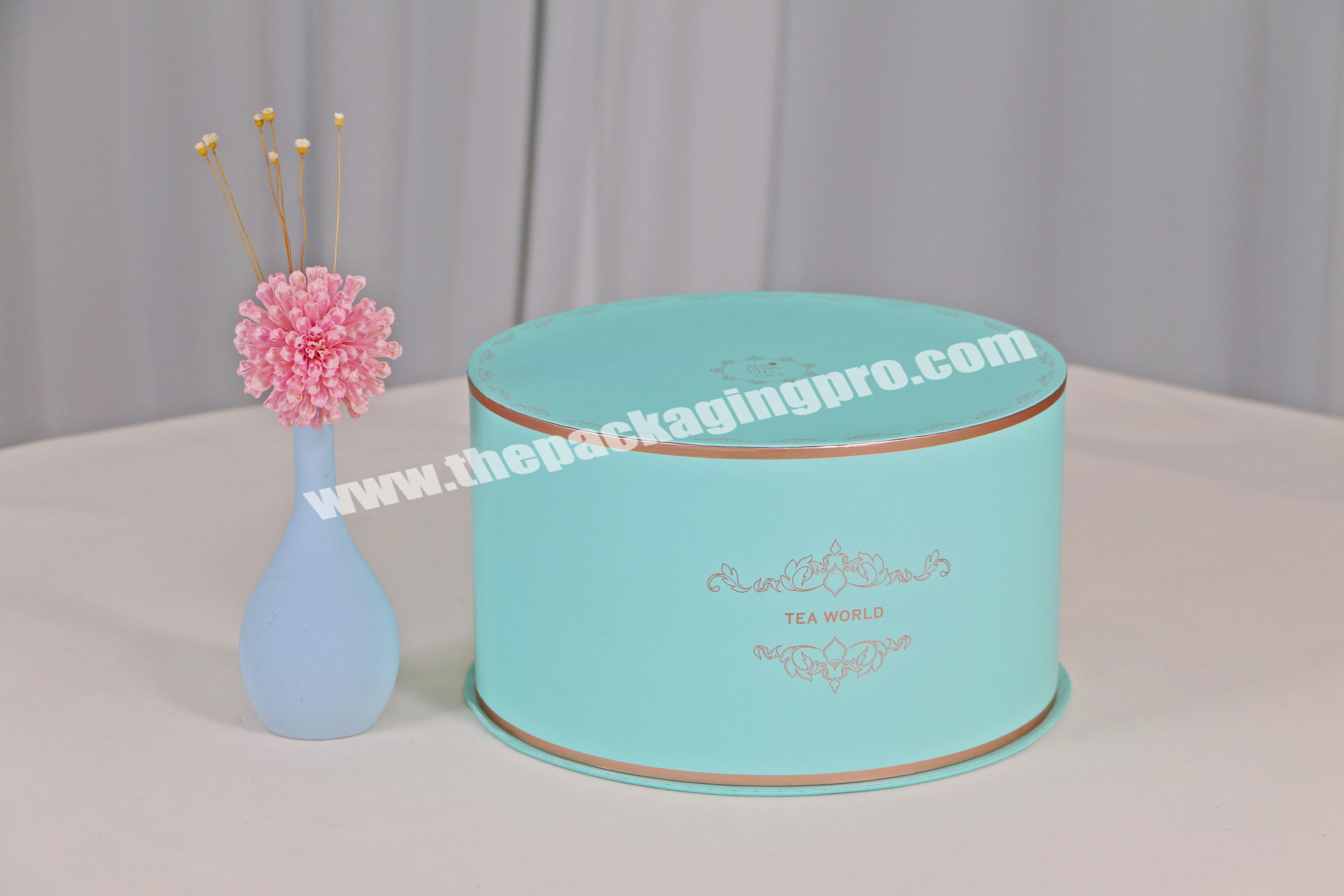 custom Custom Design Square Rectangular Round Tea Gift Box Packaging Boxes Packing Case 
