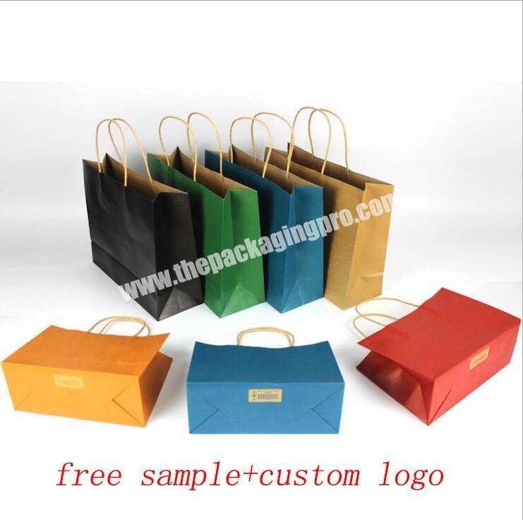 Custom Logo Print Extra Wide Base Large Packing Bakery Carry Shopping Paper Bags For Cake Box factory