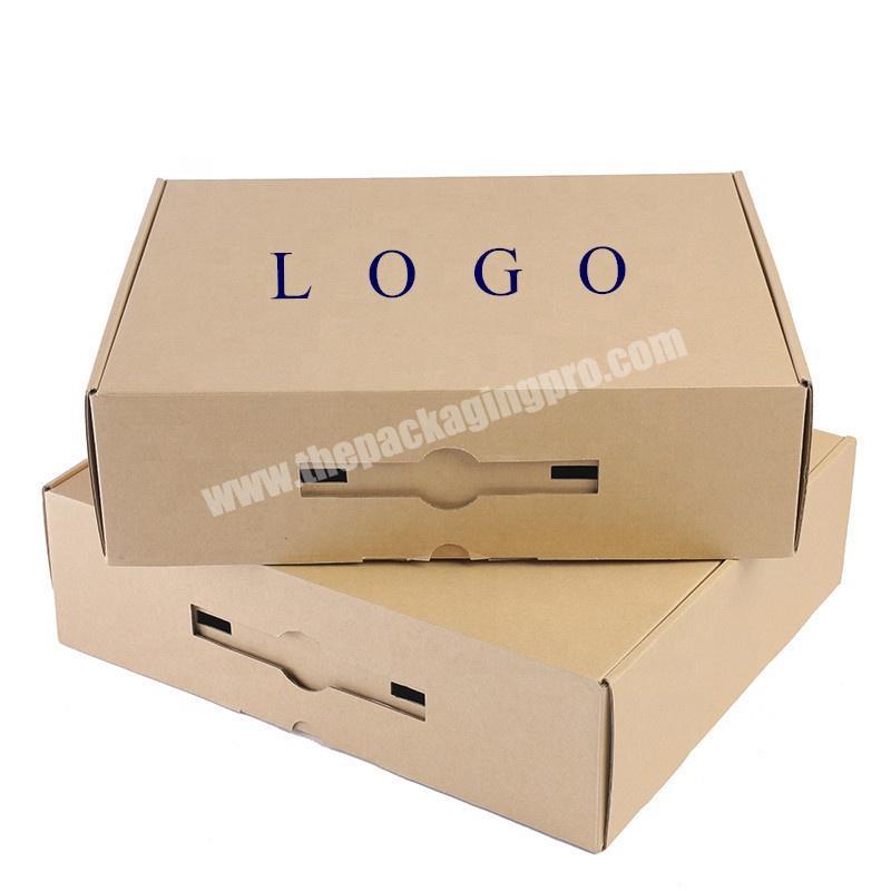 Custom Logo Printed Corrugated Paper Sheet Paperboard Carton Box Laptop Packaging Shipping Boxes