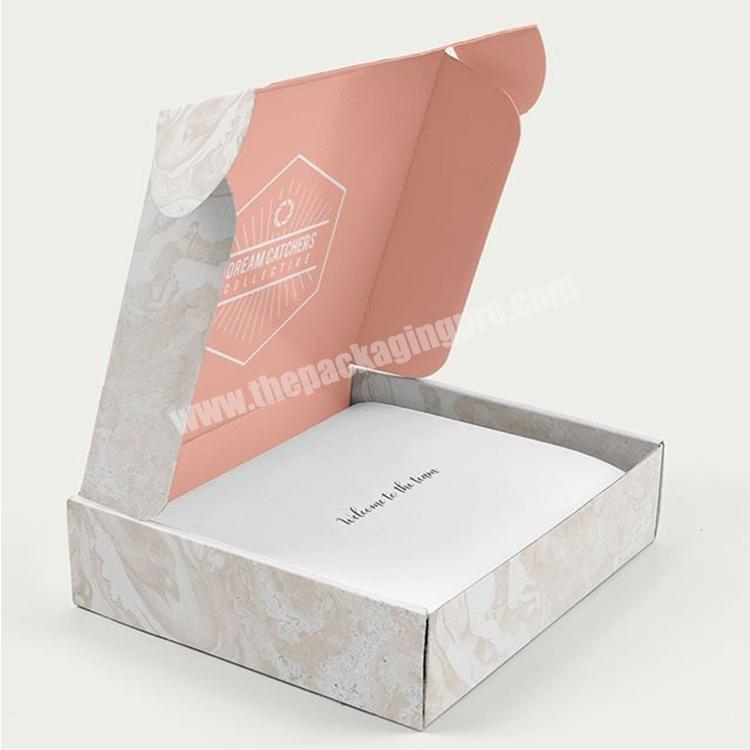 Custom Logo Printed Rigid Paper Packaging Subscription Mail Box Postal Shipping Cardboard Corrugated Box