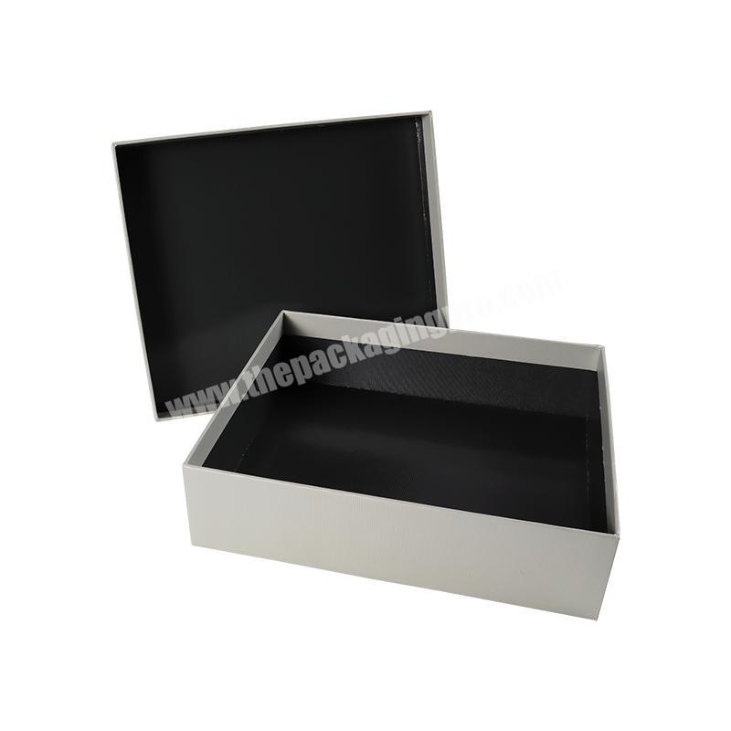 Custom Luxury Black Envelope Cloth Brand Package Industry Clothing Packaging Box With Logo
