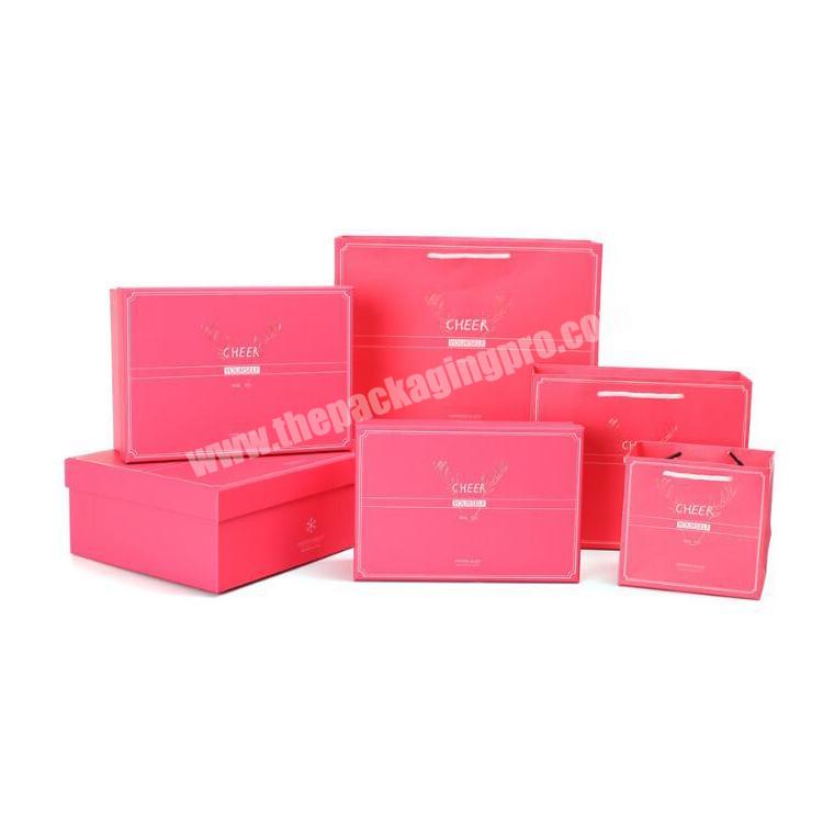 Custom Luxury Cardboard boxes design your logo Packaging Top And Bottom Gift Box