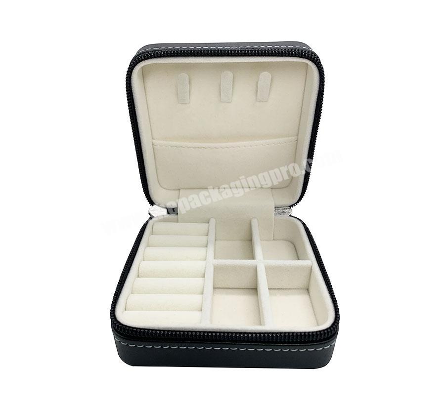 Custom PU leather jewelry storage box