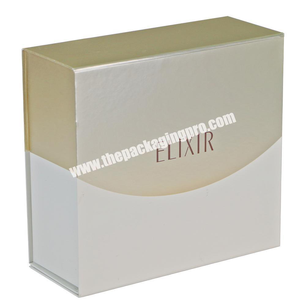 Magnet Folding Gift Cosmetic Paper Packaging Box Magnetic Closure Foldable Box