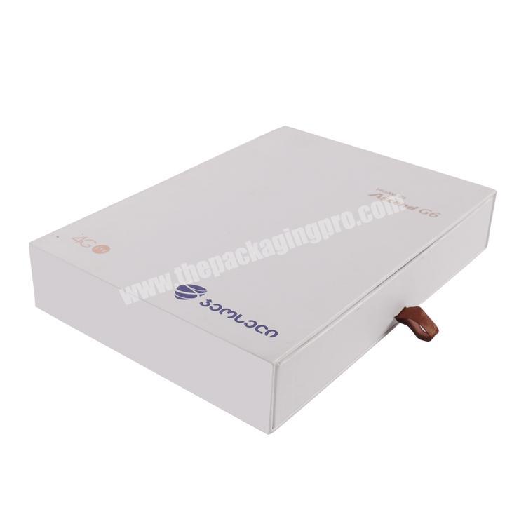 Custom Printed Electronic Shoe Mobile Phone Packaging Paper Box With Paper Insert